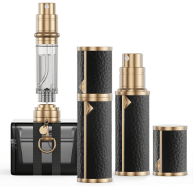 PSLZW003BW   portable perfume bottle, 8ml luxury perfume bottle