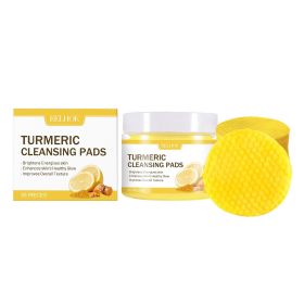 EELHOE Ginger And Lemon Makeup r Cleansing Pad, Facial Makeup Gentle Clean Makeup, Care For Skin Without Tight