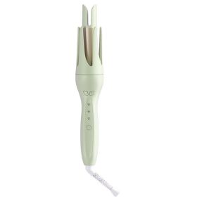 Fully Automatic Curling Iron (Color: Green)