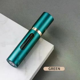 5/8ml Perfume Refill Bottle Portable Mini Refillable Spray Jar Scent Pump Empty Cosmetic Containers Atomizer for Travel Tool (Color, Material: green, Glass, Specification: 10ml)