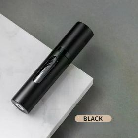 5/8ml Perfume Refill Bottle Portable Mini Refillable Spray Jar Scent Pump Empty Cosmetic Containers Atomizer for Travel Tool (Color, Material: black, Glass, Specification: 8ml)