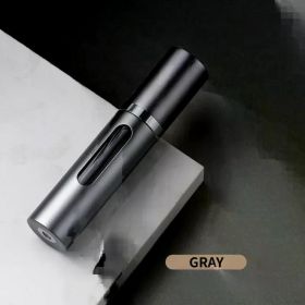 5/8ml Perfume Refill Bottle Portable Mini Refillable Spray Jar Scent Pump Empty Cosmetic Containers Atomizer for Travel Tool (Color, Material: GRAY, Glass, Specification: 8ml)