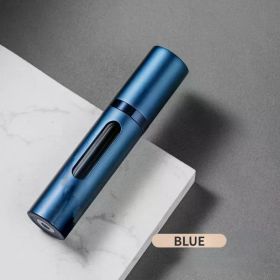 5/8ml Perfume Refill Bottle Portable Mini Refillable Spray Jar Scent Pump Empty Cosmetic Containers Atomizer for Travel Tool (Color, Material: Blue, Glass, Specification: 10ml)
