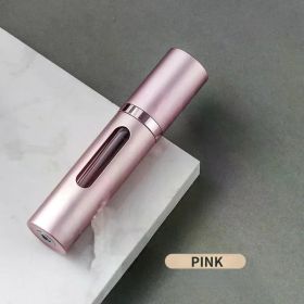 5/8ml Perfume Refill Bottle Portable Mini Refillable Spray Jar Scent Pump Empty Cosmetic Containers Atomizer for Travel Tool (Color, Material: Pink, Glass, Specification: 10ml)