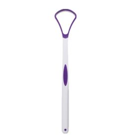 1/3/5pcs Tongue Scraper Oral Cleaner Brush Fresh Breath Cleaning Coated Toothbrush Hygiene Care Tools (Number of Pieces: Combo, Color: Porple)