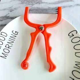 Facial Care Hair Remover Safe Handheld Spring Roller Female Hair Mustache Hair Removal Beauty Cleaning Reusable Depilation Tool (Color: Red)