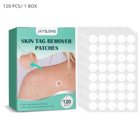 Warts Remover Patch Skin Tags Pimple Treatment Cream Hydrocolloid Gel Mole Wart Meat Grain Flat Silk Warts Invisible Stickers (Color: 1box)
