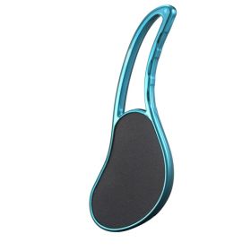 Portable Exfoliating Foot Grinder Heel Foot Rub (Color: Blue, OPTIONS: Frosted)